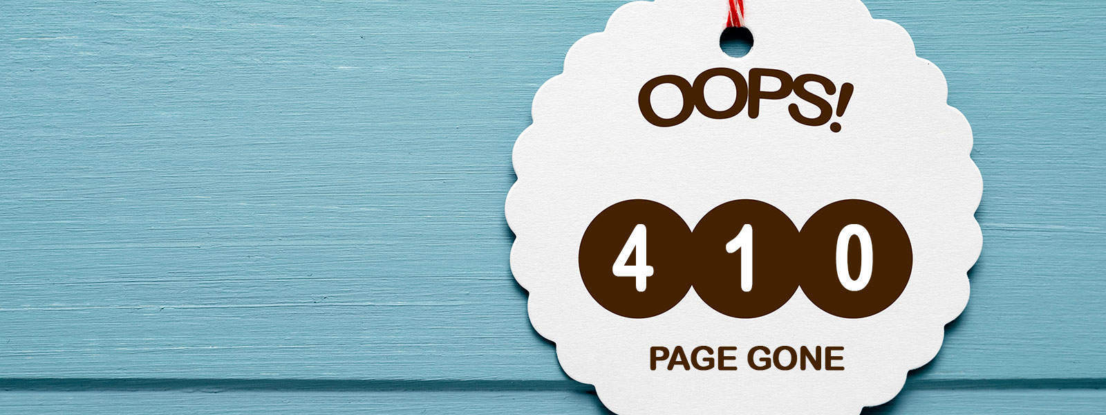 410 page gone message
