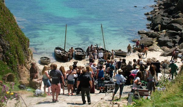 The cast and crew of Poldark