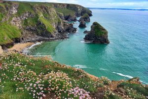 Overlooking Bedruthan Steps