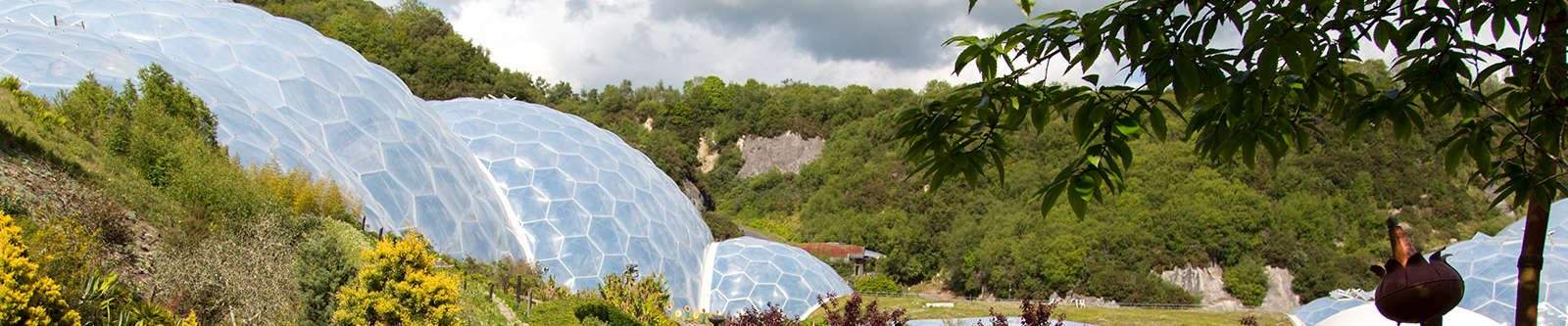 view of Eden biomes