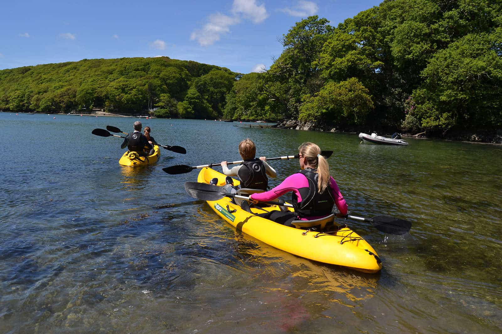 UK kayaking holidays in Cornwall