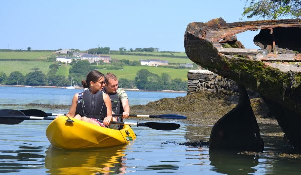 exploring by kayak