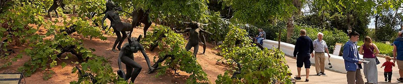 sculptures at Eden