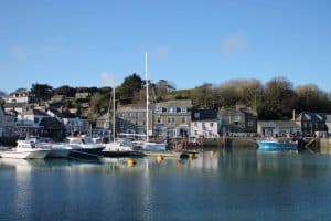 calm harbour at Padstow