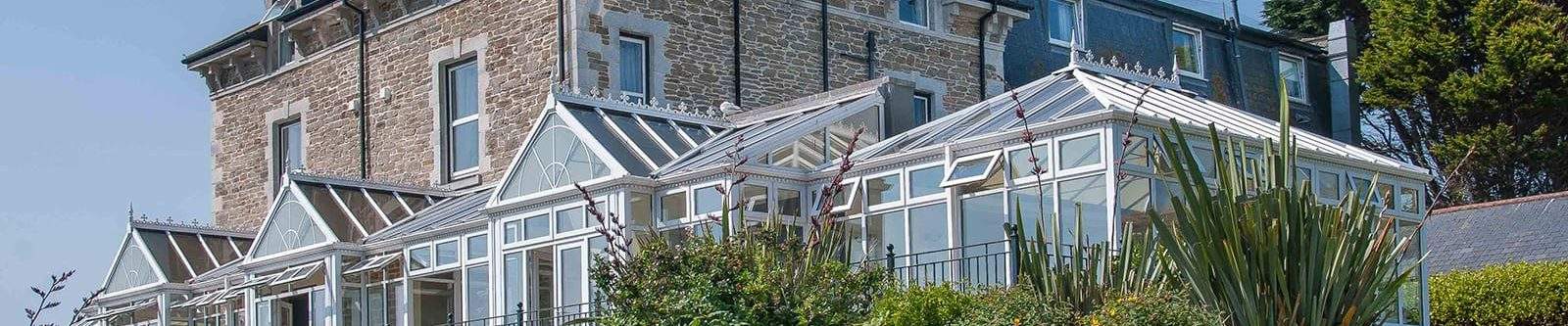 Exterior of Porth Veor Manor Hotel