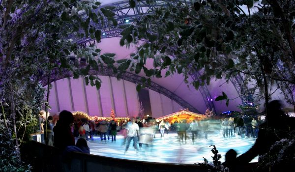 ice skating at Eden