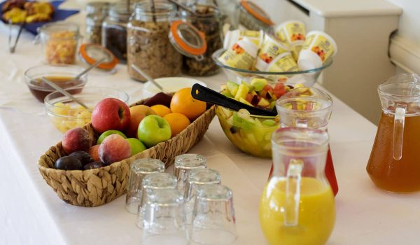 fruit and breakfast options