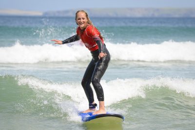 Surfing in Newquay