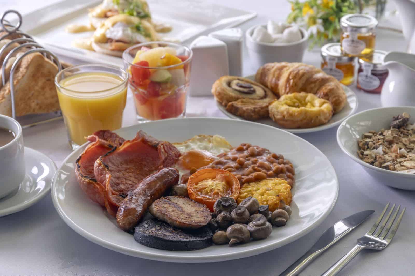 Beaucliffes award winning Cornish breakfast
