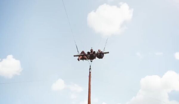 gravity swing at Eden
